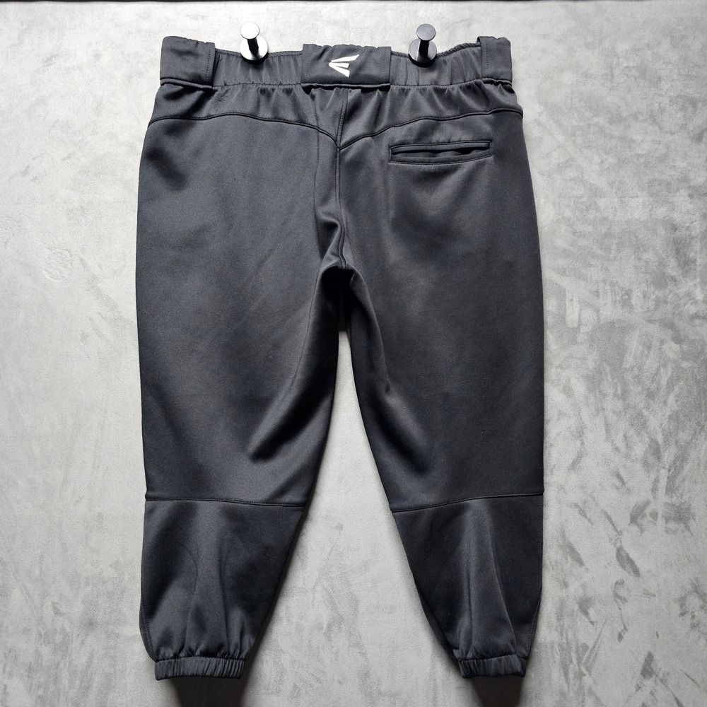 Easton Mens XL Black Padded Baseball Sliding Pants Knicker Length Blue Logo